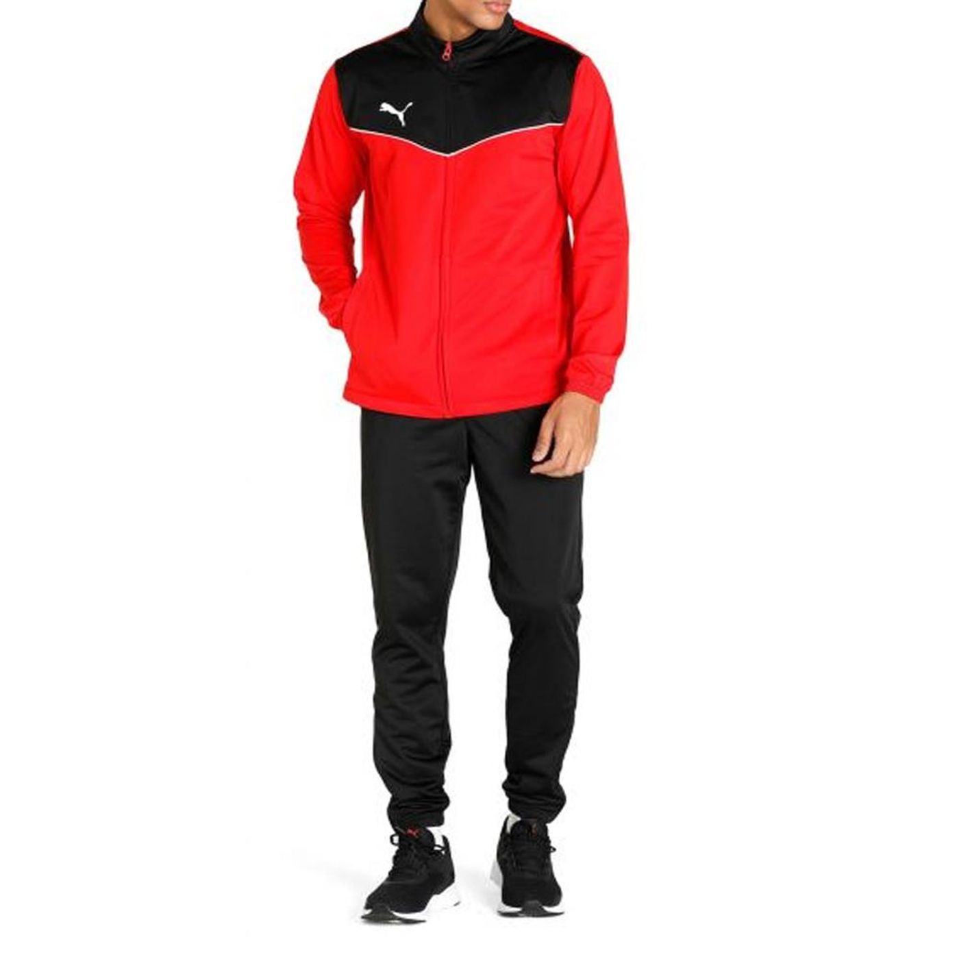 puma conjunto hombre INDIVIDUAL RISE TRACKSUIT rojone factorydeportivoar