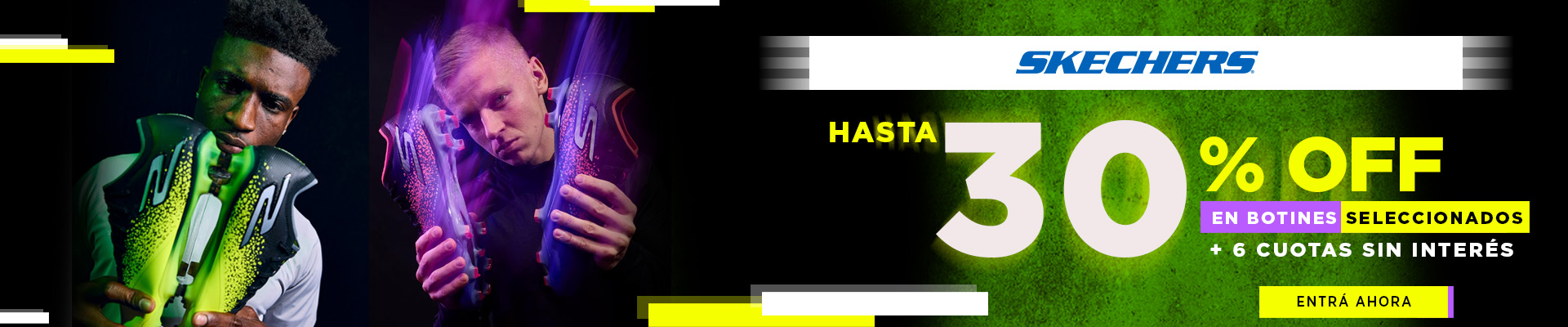 OFERTA 30% OFF EN SKECHERS