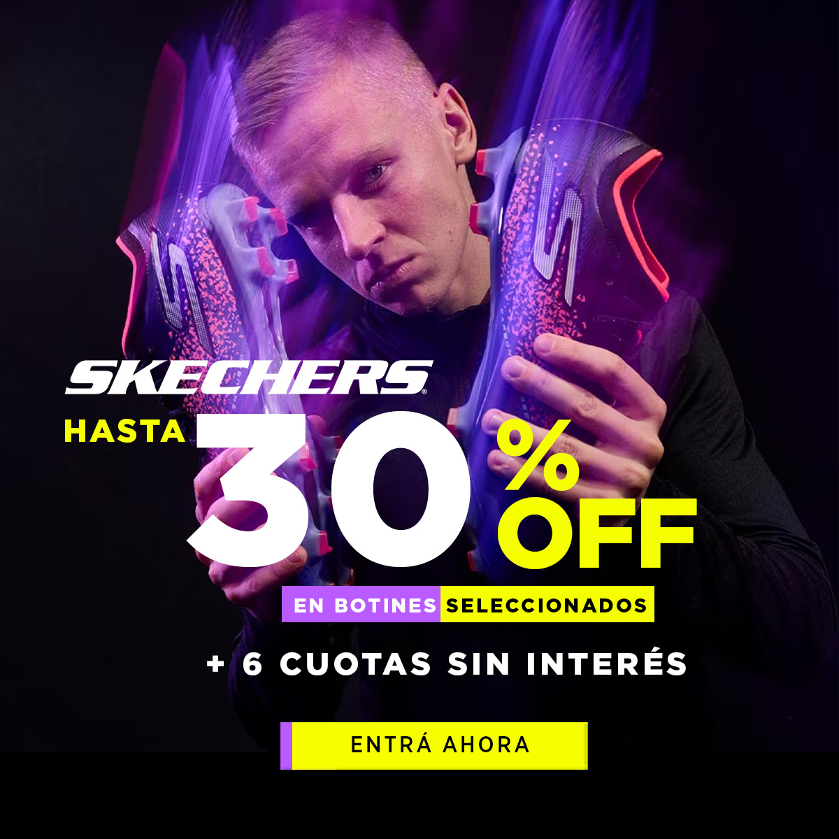 OFERTA 30% OFF EN SKECHERS