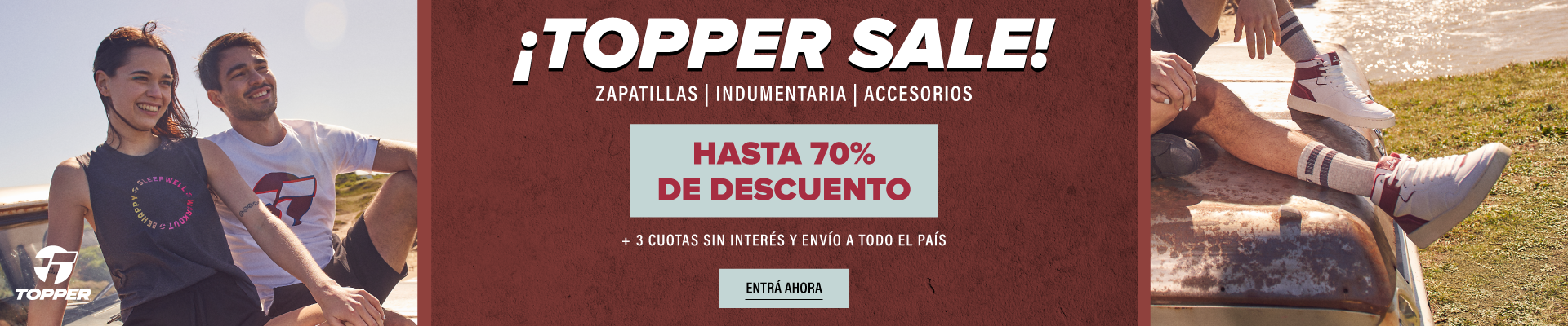 SALE TOPPER 70% DE DESCUENTO