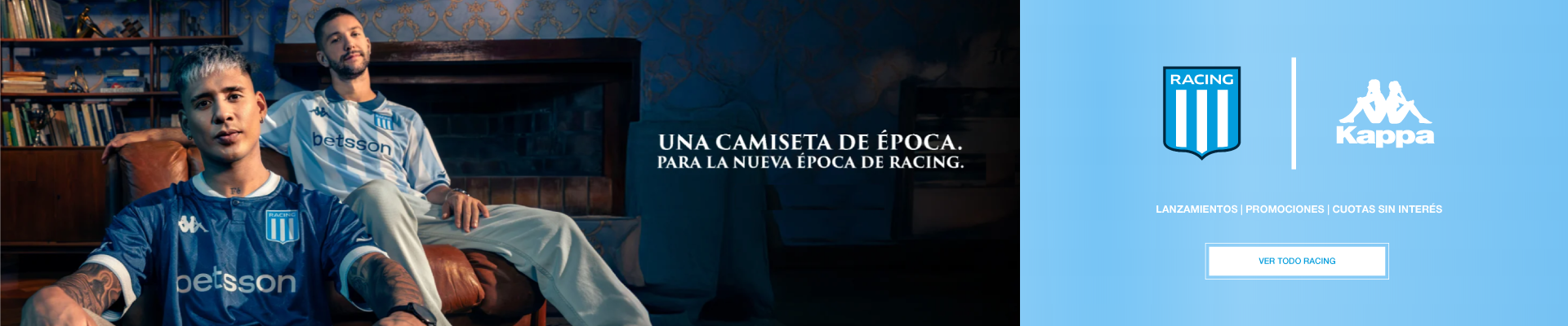 NUEVA CAMISETA RACING CLUB