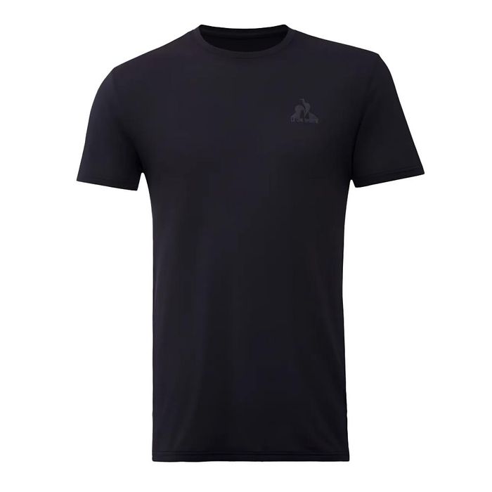 LE-COQ-SPORTIF-REMERA---TRAINING-TEE-NEGRO---Talle-S