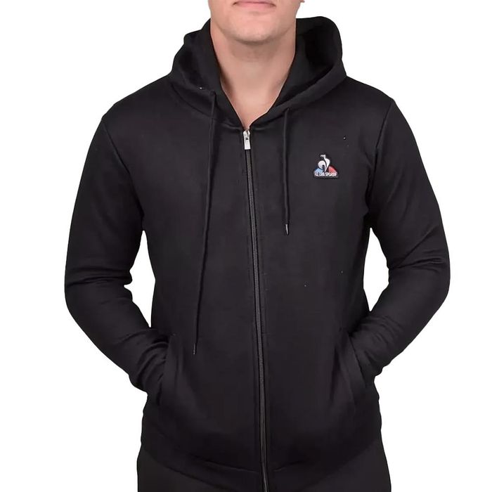 LE-COQ-SPORTIF-CAMPERA---ESS-HODDIE-JACKET-NEGRO---Talle-S