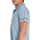 le-coq-sportif-chomba---TENNIS-STRIPE-POLO-CELESTE---Talle-S
