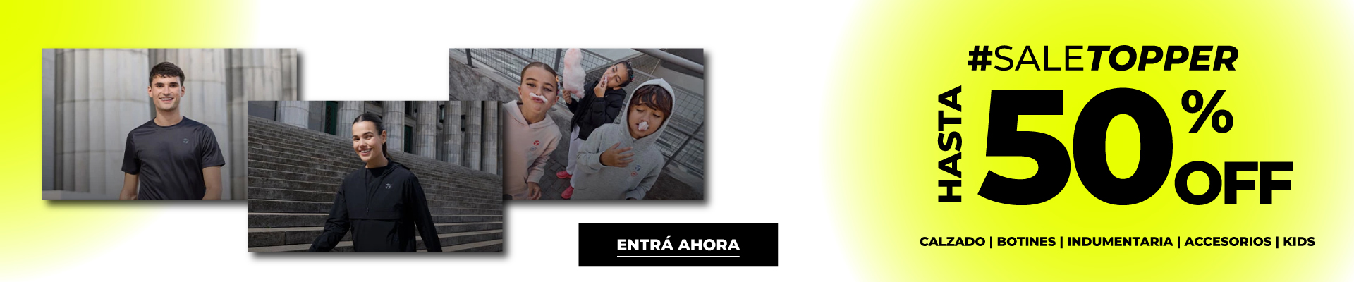 SALE TOPPER 70% DE DESCUENTO