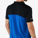 LE-COQ-SPORTIF-CHOMBA---TENNIS-POLO-TEE-NEGRO-AZUL---Talle-S