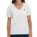 le-coq-sportif-remera---ESS-Tee-SS-Col-V-N1-W-blanco---Talle-S