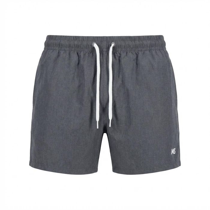 MS-short-de-baño---COOL-LISO-melange-topo---Talle-S