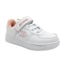 atomik-zapatillas-kids---CAMBRIDGE-VELCRO-BLANCO-salmon---Talle-24