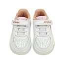 atomik-zapatillas-kids---CAMBRIDGE-VELCRO-BLANCO-salmon---Talle-24