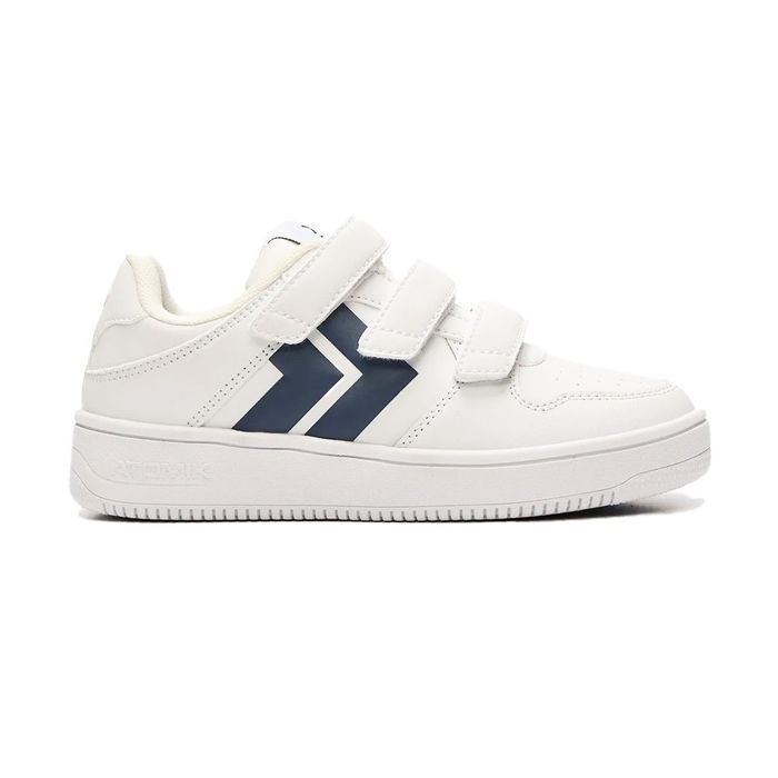 atomik-zapatillas-kids---FAIRFAXX-VELCRO-BLANCO-AZUL---Talle-28