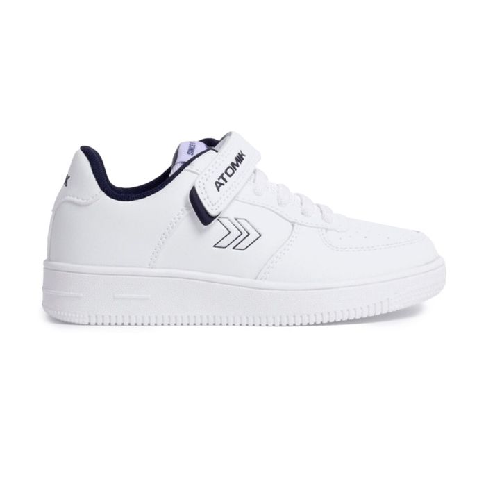 atomik-zapatillas-kids---CAMBRIDGE-VELCRO-BLANCO-AZU---Talle-24