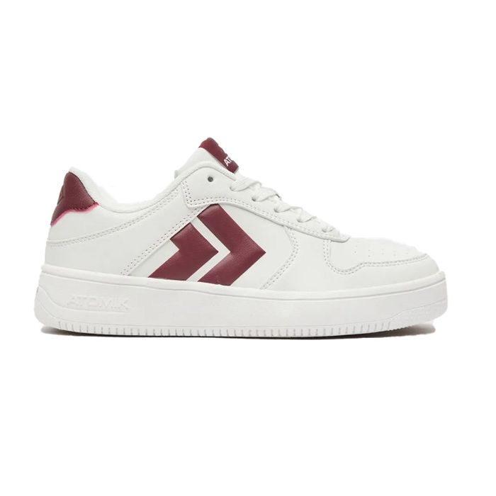 atomik-zapatillas---FAIRFAXX-MOD.MUJ-BLANCO-BORDO---Talle-35