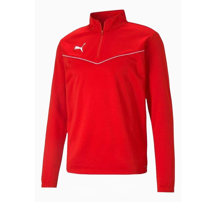 puma-campera---657394-01--TEAMRISE-1-4-ZIP-TOP--rojo---Talle-S