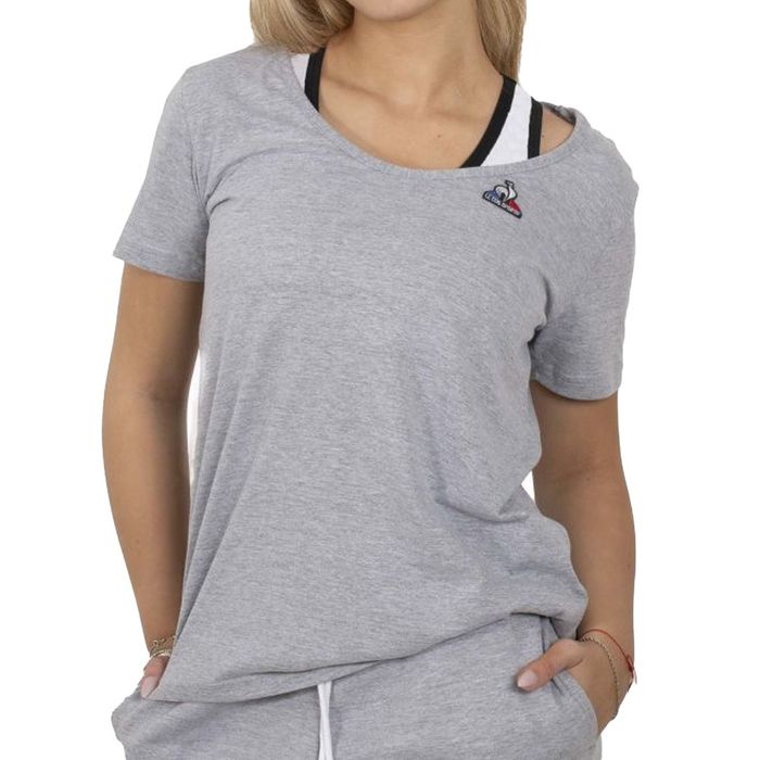 le-coq-sportif-remera---ESS-WMN-GRS---Talle-S