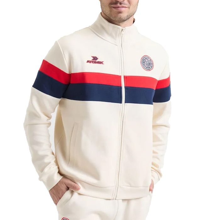 atomik-campera---SAN-LORENZO-STRIPES-FZ-SWEAT-bge---Talle-S