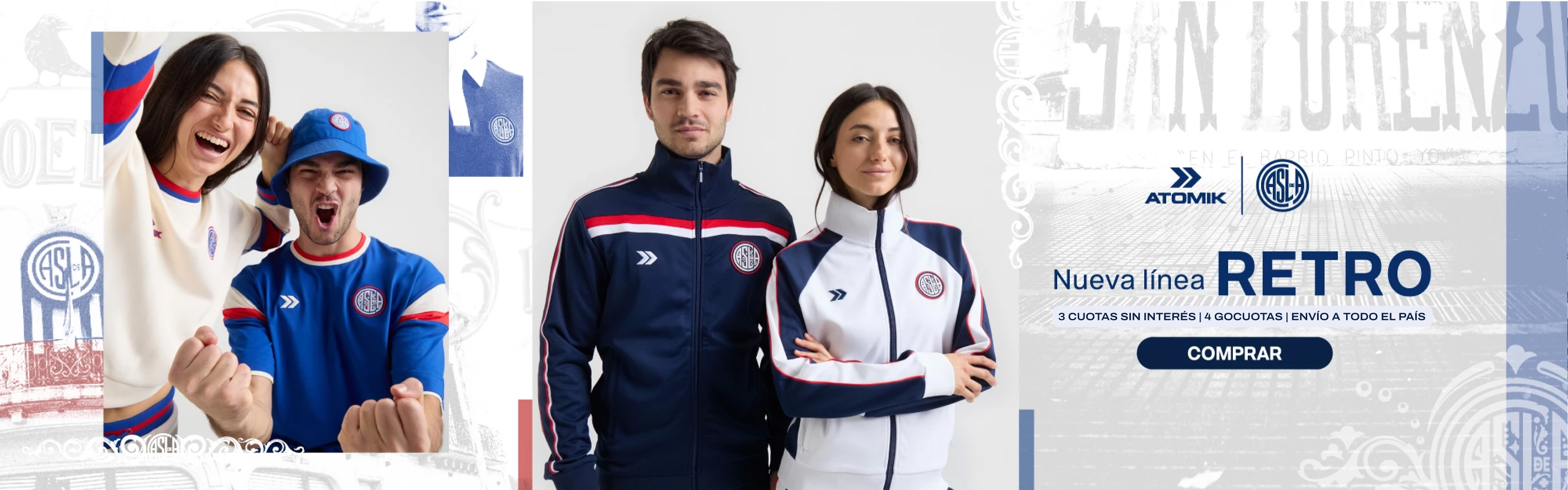 LA LINEA RETRO DE SAN LORENZO ES ATOMIK