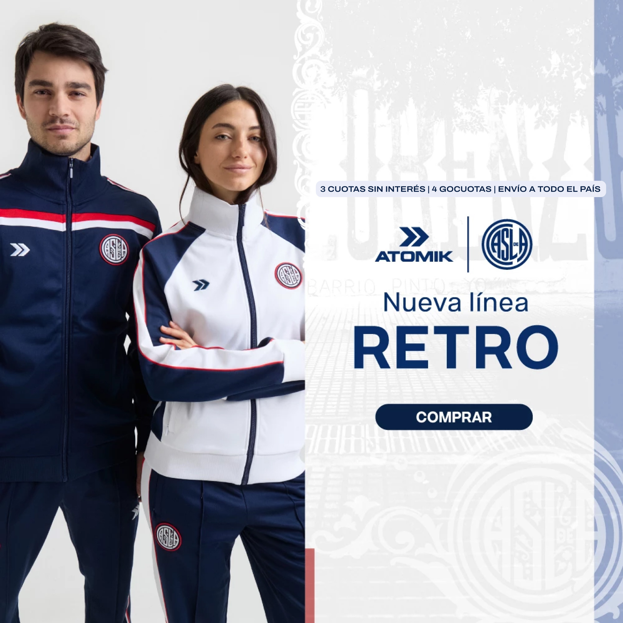 LA LINEA RETRO DE SAN LORENZO ES ATOMIK